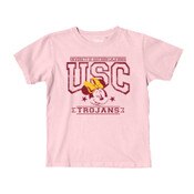 USC Trojans Youth Disney Pink Wink Script Dyed Ringspun T-Shirt